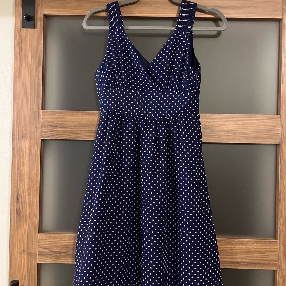 Polka Dot Sleeveless Dress